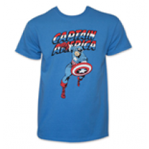 T-shirt Captain America Charging