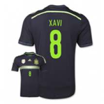 Maglia Spagna 2014-15 Away World Cup (Xavi 8) - da bambino
