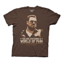 T-shirt The Big Lebowski - You are Entering in a World of Pain