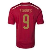 Maglia Spagna 2014-15 Home World Cup (Torres 9) da bambino