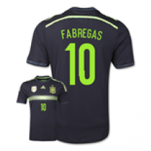 Maglia Spagna 2014-15 Away World Cup (Fabregas 10) da bambino