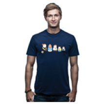 Matryoshka T-Shirt // Bleu Marin 100% Coton