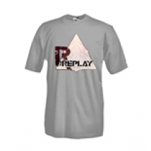 T-shirt col rond manches courtes - Impression flex - The Replay