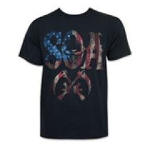 T-shirt Sons of Anarchy American Flag SOA Logo