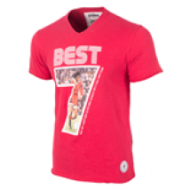 Miss World T-shirt Col V // Rouge 100% coton