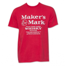 Maker's Mark T-shirt Rouge Logo Whiskey