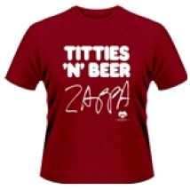 T-shirt Frank Zappa - Titties 'N' Beer