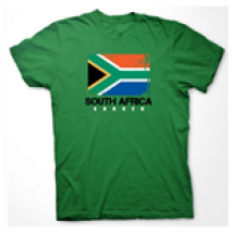 T-shirt South Africa Soccer (Vert)