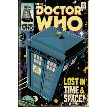 Poster Doctor Who Tardis Comic