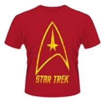 T-shirt Star Trek - Badge Logo (Rouge)