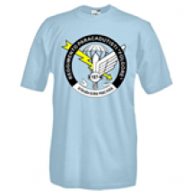 T-shirt Militaire Bleu