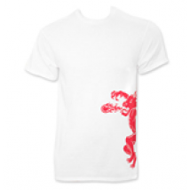 T-shirt Fireball Dragon Breath Blanc