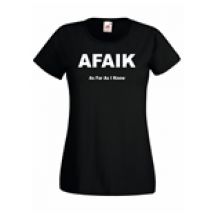 T-shirt donna AFAIK As Far As I Know