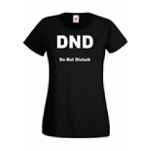T-shirt donna DND Do Not Disturb