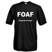 T-shirt FOAF Friend Of A Friend