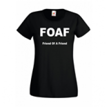 T-shirt donna FOAF Friend Of A Friend