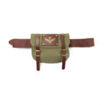 Cintura Legend of Zelda con sacca verde.