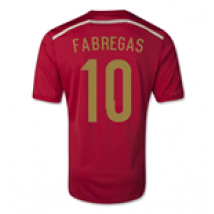 Maglia Spagna 2014/15 Home (Fabregas 10)