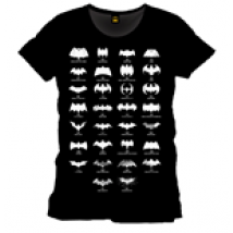 T-shirt Batman Logo Evolution