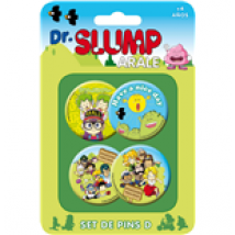 Dr. Slump pack 4 badges Set D