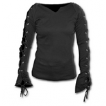 Maglia Manica Lunga Spiral Gothic Elegance - Laceup