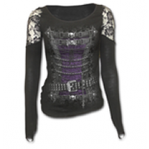 Maglia Manica Lunga Spiral Waisted Corset