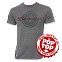T-shirt Budweiser Medallion Pop Top