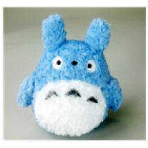 Studio Ghibli peluche Fluffy Medium Totoro 14 cm