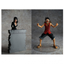 One Piece - Dramatic Showcase Stagione 03  04 - Monkey D. Luffy E Nico RobinÂ (Set Composto 2 Figure 16 Cm)