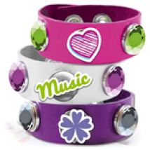 Bracelets Slap Violetta Blanc/ Rose/ Violet