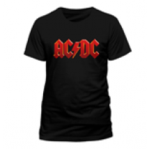 AC/DC - Red Logo (T-SHIRT Uomo )