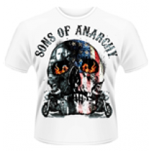 Sons Of Anarchy - Flame Skull (T-SHIRT Uomo )
