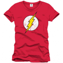 Flash - Cracked Logo Red (T-SHIRT Uomo )