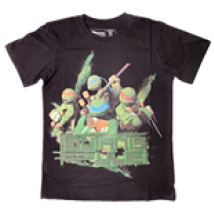 New Teenage Mutant Ninja Turtles - Black Mutants Rule (T-Shirt Bambino )