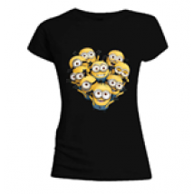 Cattivissimo Me 2 - Group Minion Heart Girls (T-SHIRT Donna )