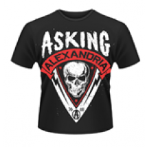 Asking Alexandria - Skull Shield (RED) (unisex )