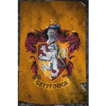 Poster Harry Potter Gryffindor Flag