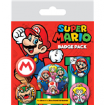 Super Mario pack 5 badges