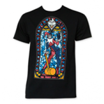 T-shirt Harley Quinn Stained Glass