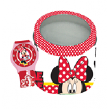 Montre Minnie Mouse avec Boîte en Métal