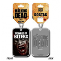 Plaque Militaire The Walking Dead - Beware Of Biters