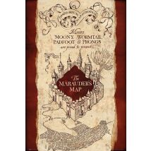 Poster Harry Potter Marauders map