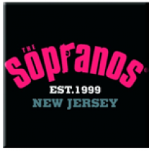 Aimant The Sopranos - Collegiate Logo