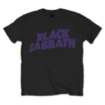 T-shirt Black Sabbath Wavy Logo Vintage