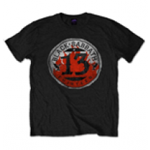 T-shirt Black Sabbath 13 Flame Circle