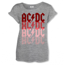 T-shirt AC/DC da donna Logo Fade