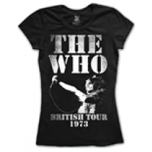 T-shirt The Who British Tour 1973 da donna