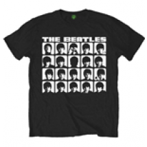 T-shirt The Beatles: Hard Days Night Faces Mono