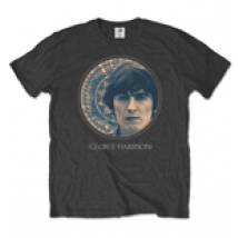 T-shirt George Harrisson: Circular Portrait