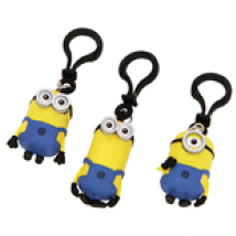 Porte-clés Moi, moche et méchant - Minions en PVC avec Clip